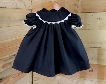 baby girl navy blue dress