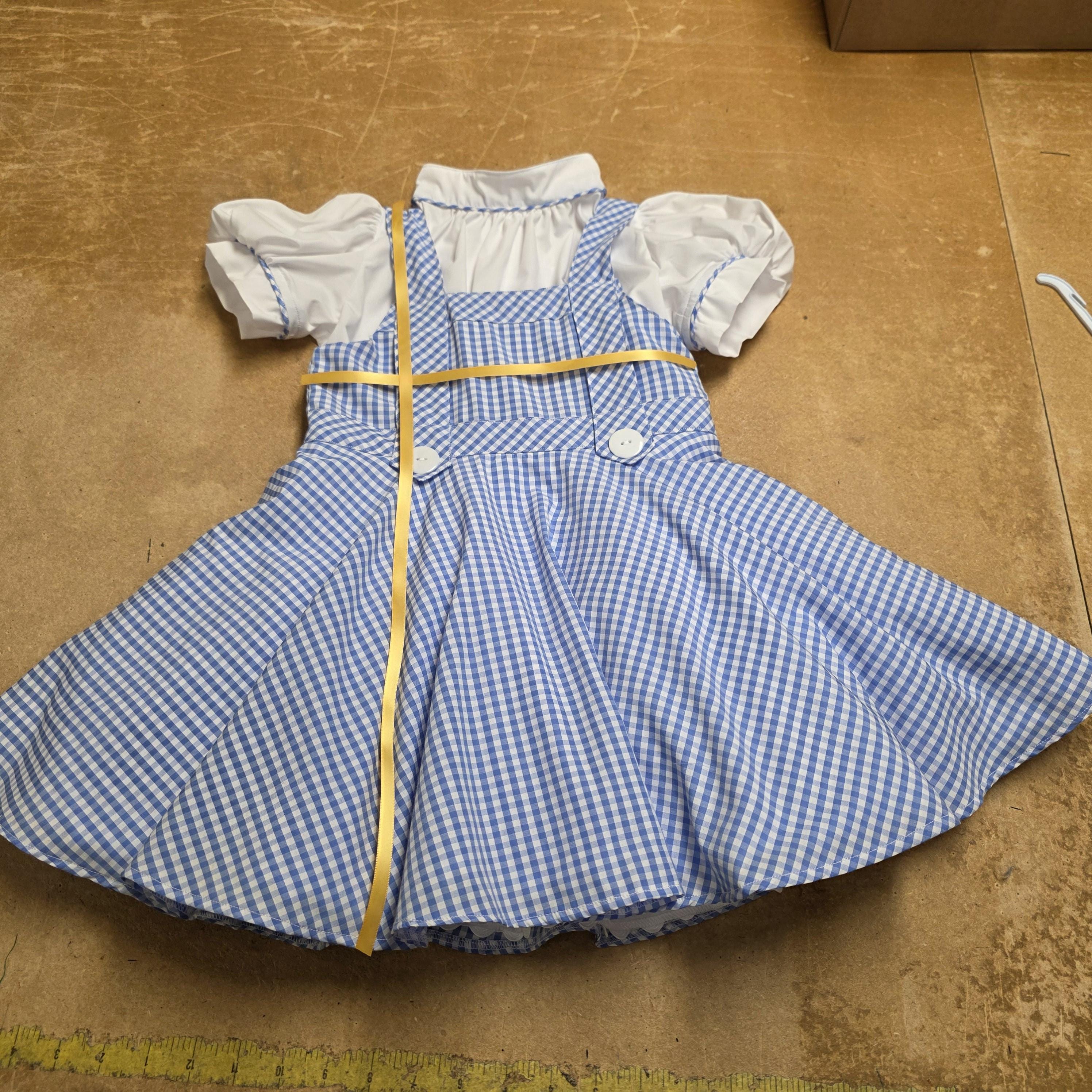 blue and white gingham dress dorothy Dorothy Cotton Gingham Dress – Miss Patina main image 1
