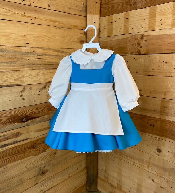 Belle baby dress, belle baby costume, belle provincial baby dress.