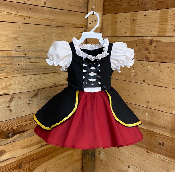 Pirate baby dress, pirate baby dress costume, baby dress.