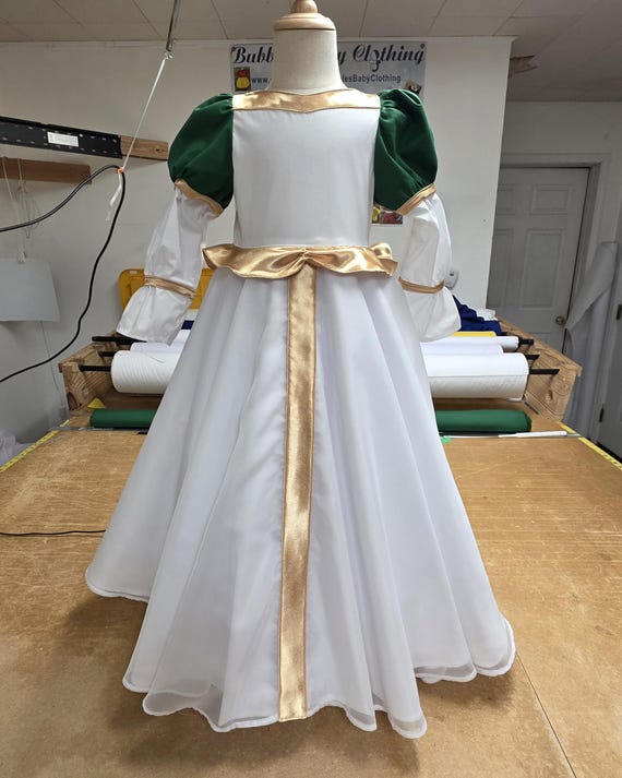 Odette Swan Princess Baby Dress: Christmas Angel Costume