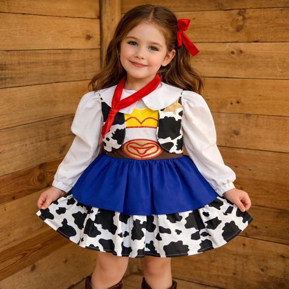 western dress for birthday party Cowgirl Dress, Rodeo Outfit, Farm Print Twirl Feel free to convo Size:Custom Made-to-Measure image-alt-fix Sage Green Party Dresses