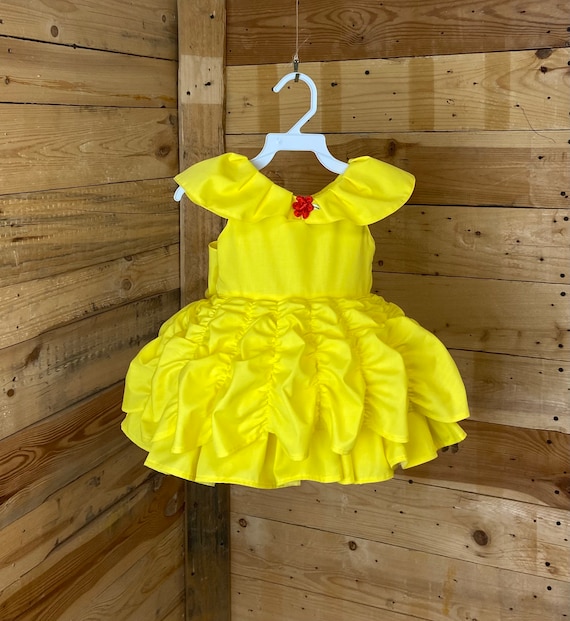 Belle costume, Belle baby costume, Belle baby dress, belle dress.