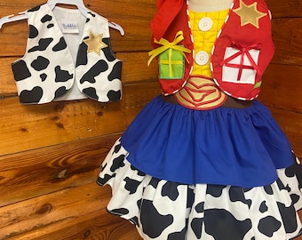 Woody Inspired Baby Costume Dress