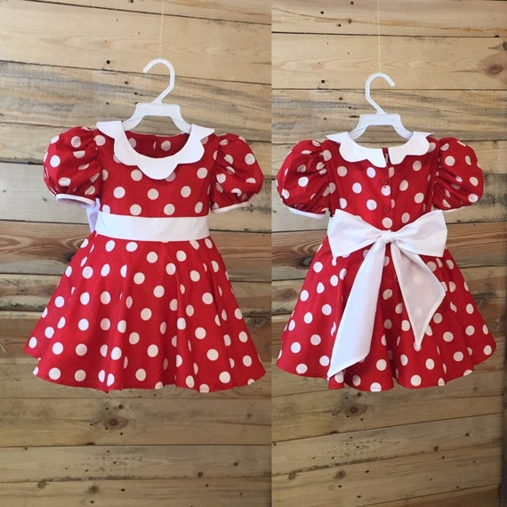 Minnie mouse costume, minnie mouse baby costume, minnie mouse dress, minnie mouse baby dress.