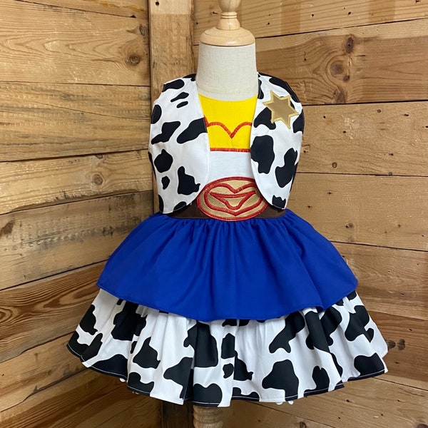 jessie baby dress, jessie baby costume, cowgirl baby dress, baby dress