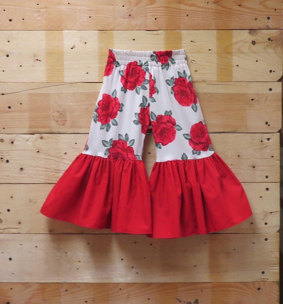 baby ruffle bell bottoms