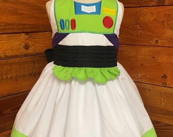 Buzz Lightyear Inspired Baby Costume Dress