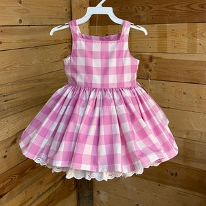 Baby check frock design discount
