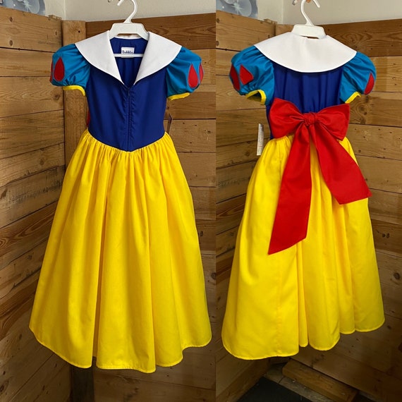 Snow white baby long dress, long baby  dress , toddlers baby dress, Snow White birthday dress, Snow White baby dress costume