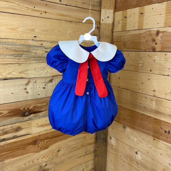 Madeline Costume Baby Romper