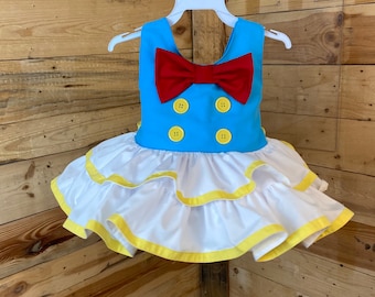 Donald Duck baby dress, , Donald Duck baby costume, costumes for baby.