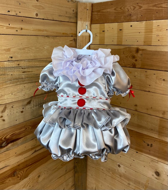 Pennywise Clown baby short set,pennywise  clown baby costume, carnival clown baby set, Pennywise baby outfit set.