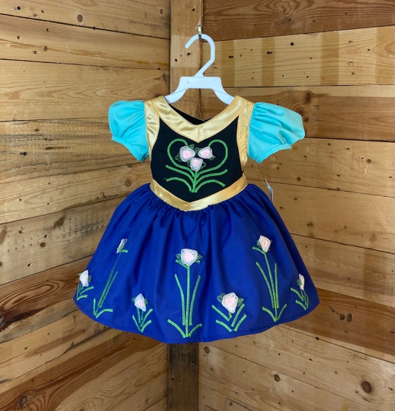 Anna baby dress, Anna baby costume, baby dress