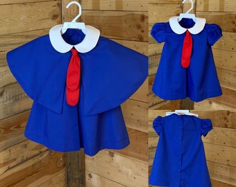 Madeline costume, madeline baby costume, madeline baby dress, madeline dress.