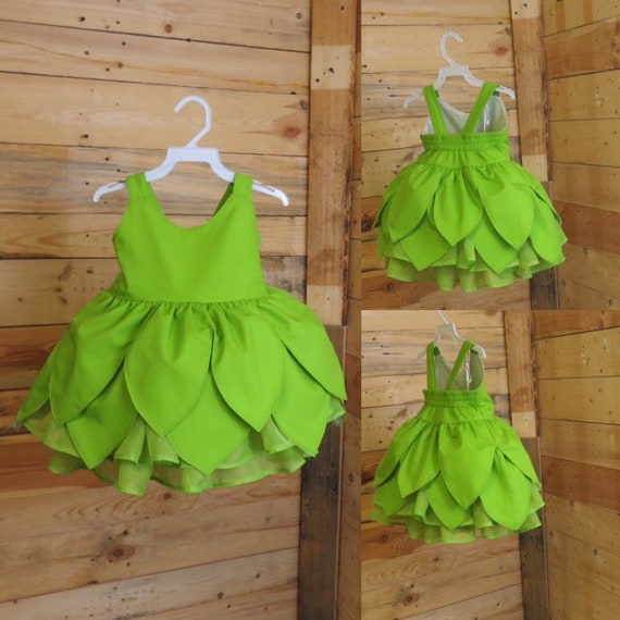Tinkerbell baby dress, Baby tinkerbell dress, inspired in tinkerbell baby dress by BubblesBabyClothing