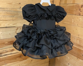 Halloween baby dress/black baby dress/ Halloween baby costume/baby dress.