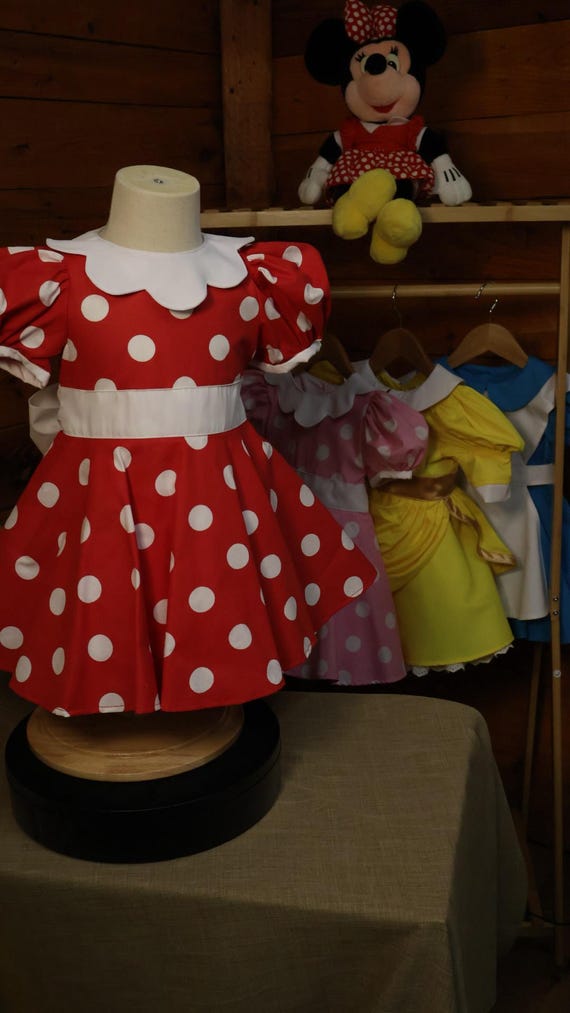 Minnie Mouse Baby Costume: Red Polka Dot Dress