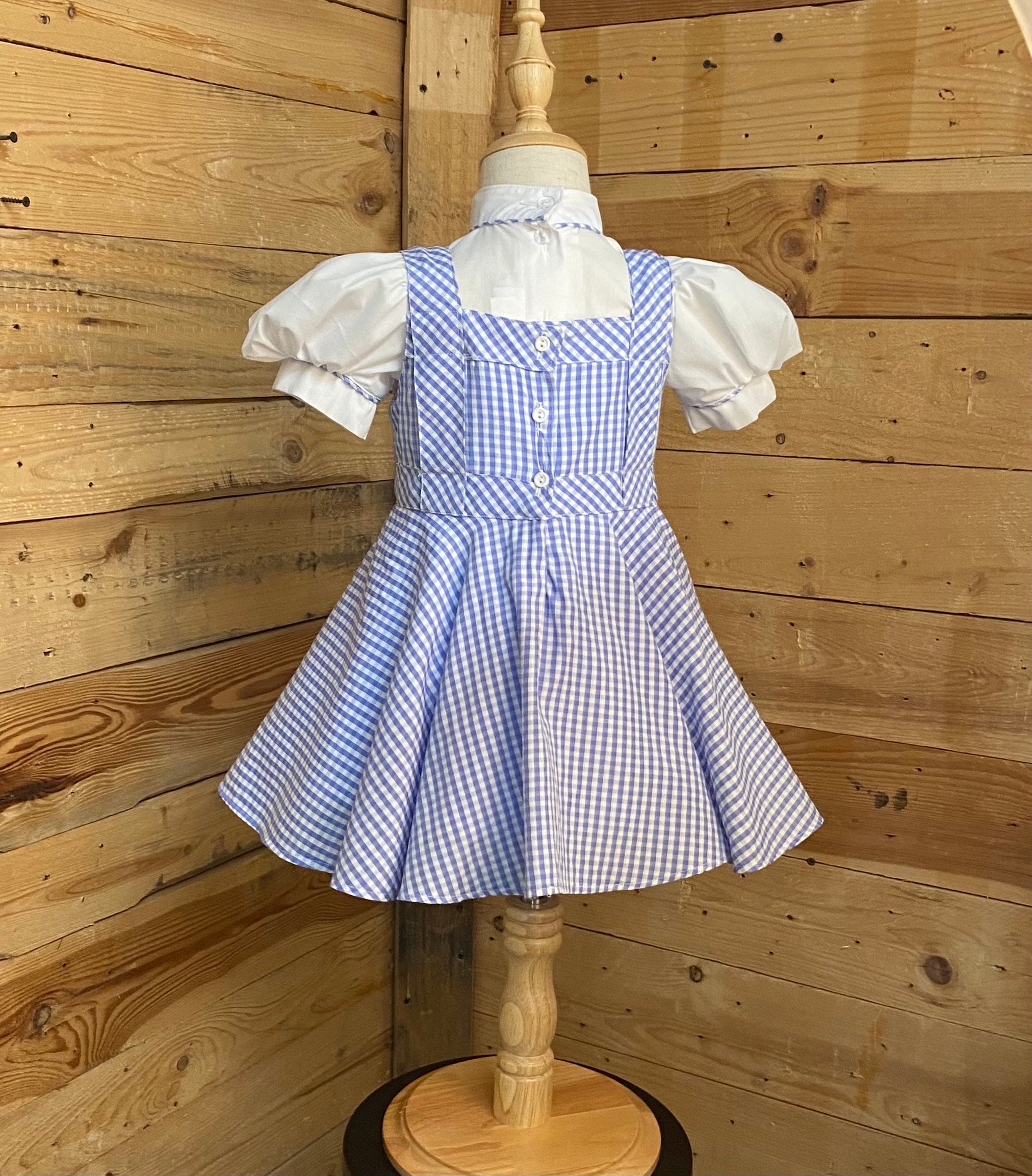 Dorothy Baby Costume: Blue Gingham Dress