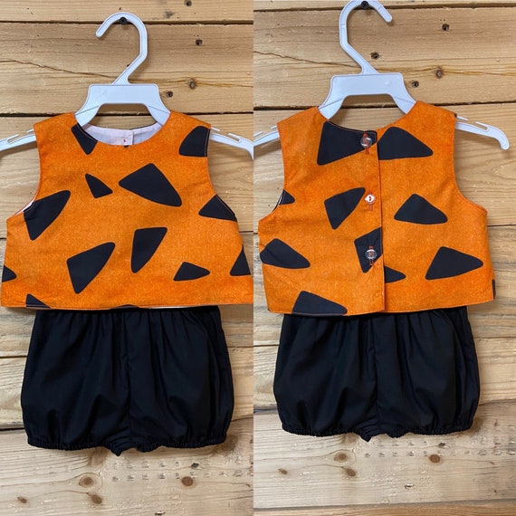 Pebbles picapiedra baby costume, pebbles flintstone baby set costume, pebbles baby set costume.2 bone hair clip