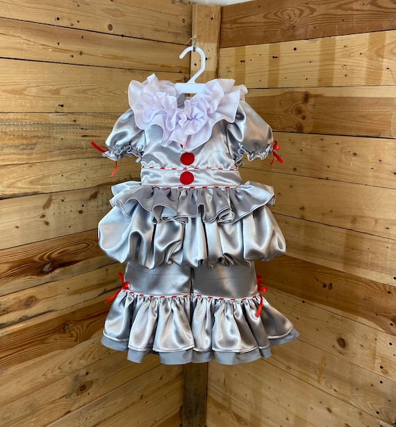 Pennywise clown baby set, Pennywise clown baby costume, baby costume.