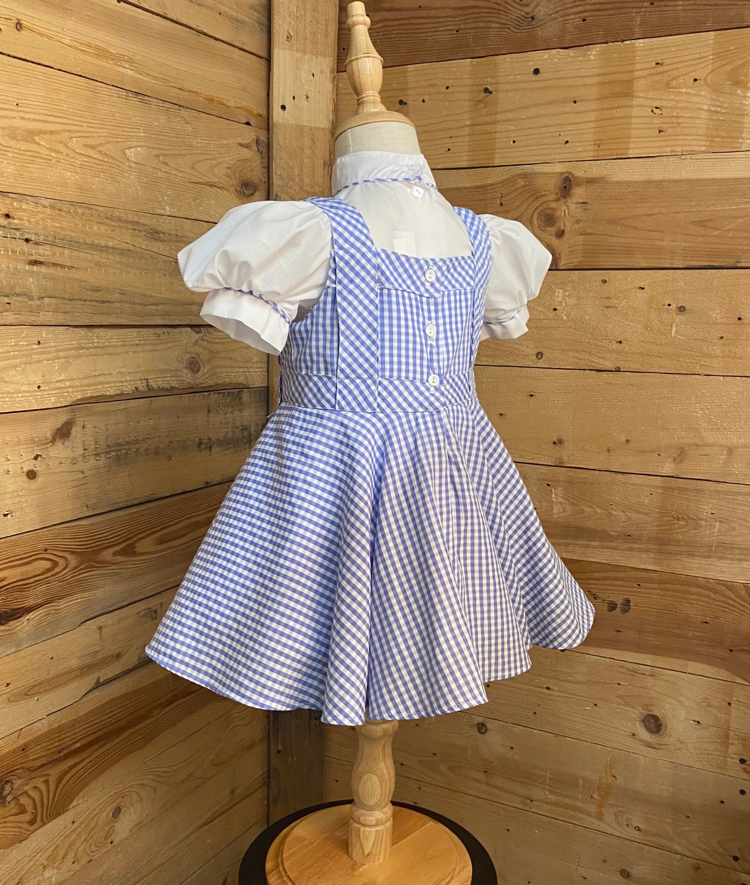 Dorothy Baby Costume: Blue Gingham Dress