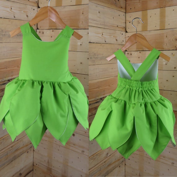 tinkerbell baby dress, tinkerbell dress, tinkerbell costume, baby dress by BubblesBabyClothing