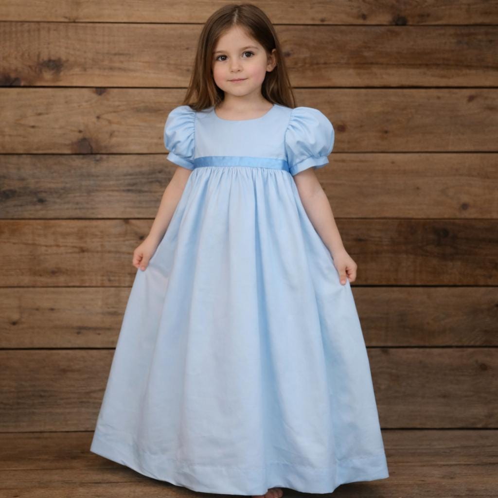 Wendy Inspired Baby Dress: Light Blue Costume