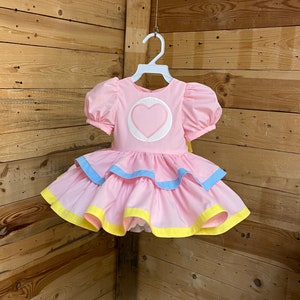 Plim Plim Inspired Baby Costume: Pink Heart Birthday Dress