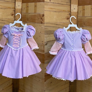 Rapunzel Inspired Baby Dress: Renaissance Costume