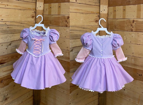 Rapunzel baby dress, Rapunzel baby costume, Renaissance baby dress