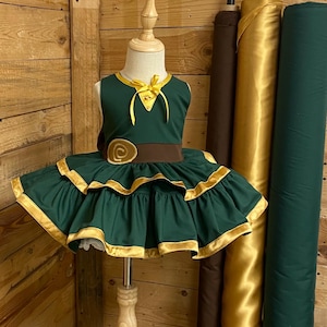 Merida Inspired Baby Dress: Brave Costume