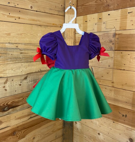 Ariel baby costume, Ariel baby dress, Baby dress.