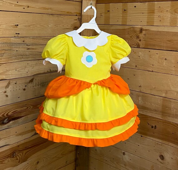 Daisy princess baby costume, Daisy princess baby dress, baby dress.