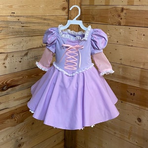 Rapunzel Inspired Baby Dress: Renaissance Costume