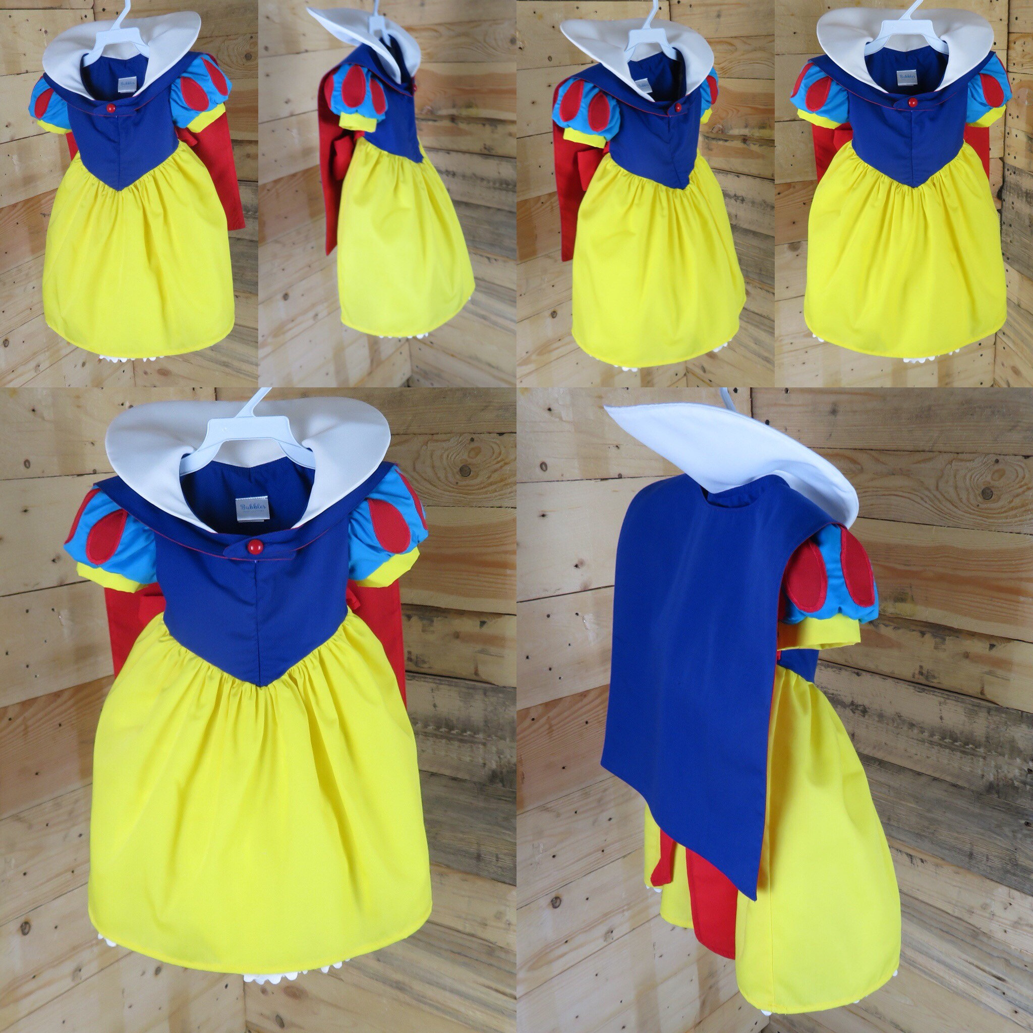 baby dress, baby peasant dress, Snow White baby dres, Snow White dress ...