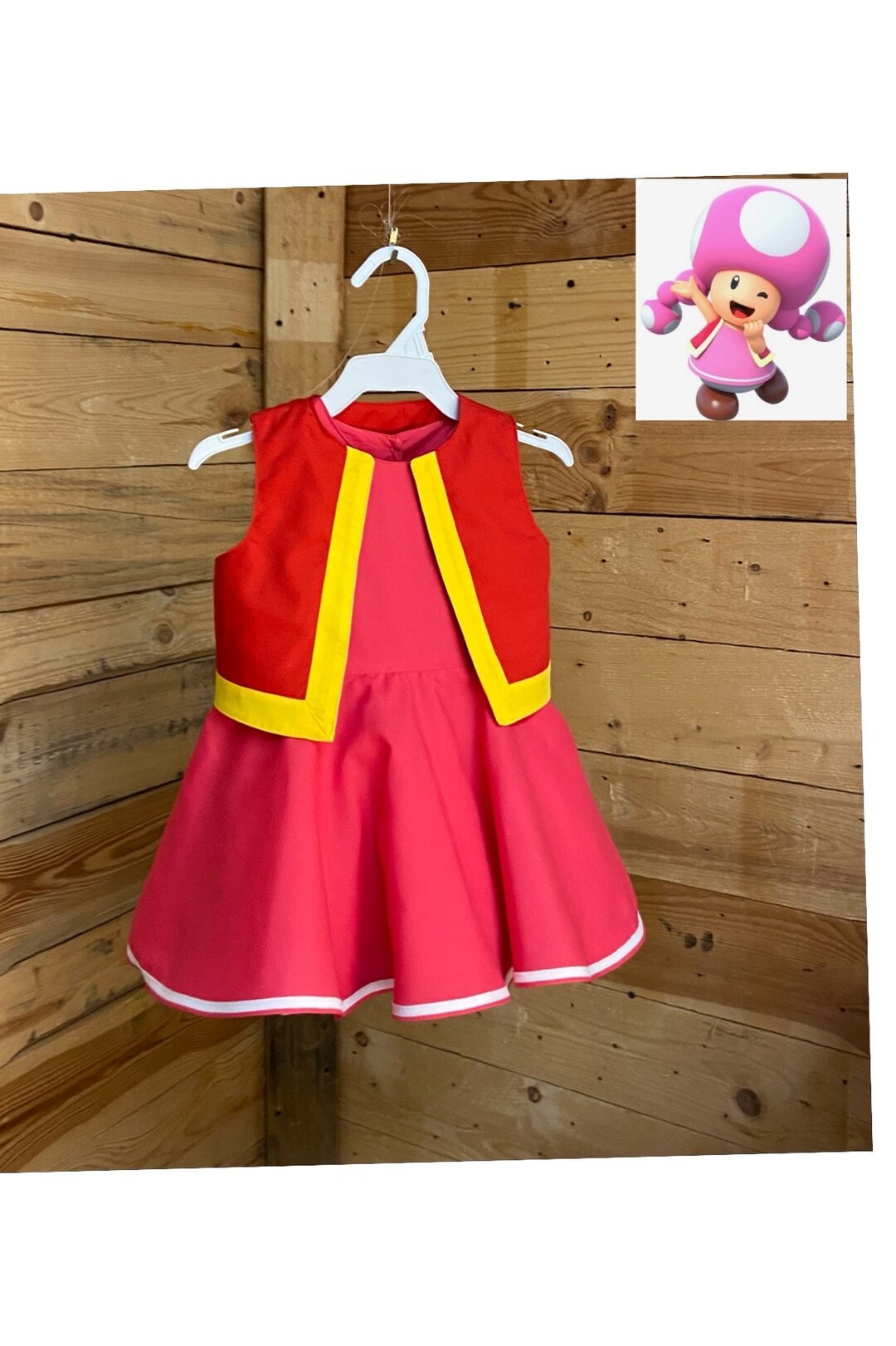 Toadette Baby Costume Toadette Baby Dress Etsy