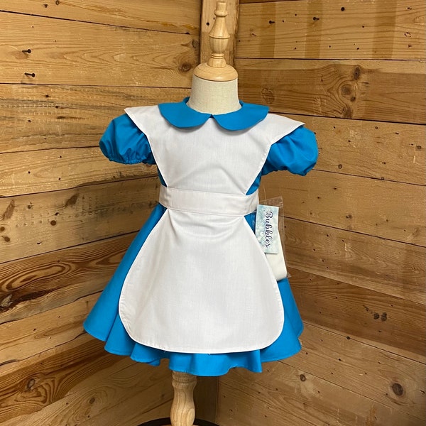Alice baby dress/ Alice baby costume/Alice in wonderland baby dress, Alice baby dress costume, baby costume Halloween