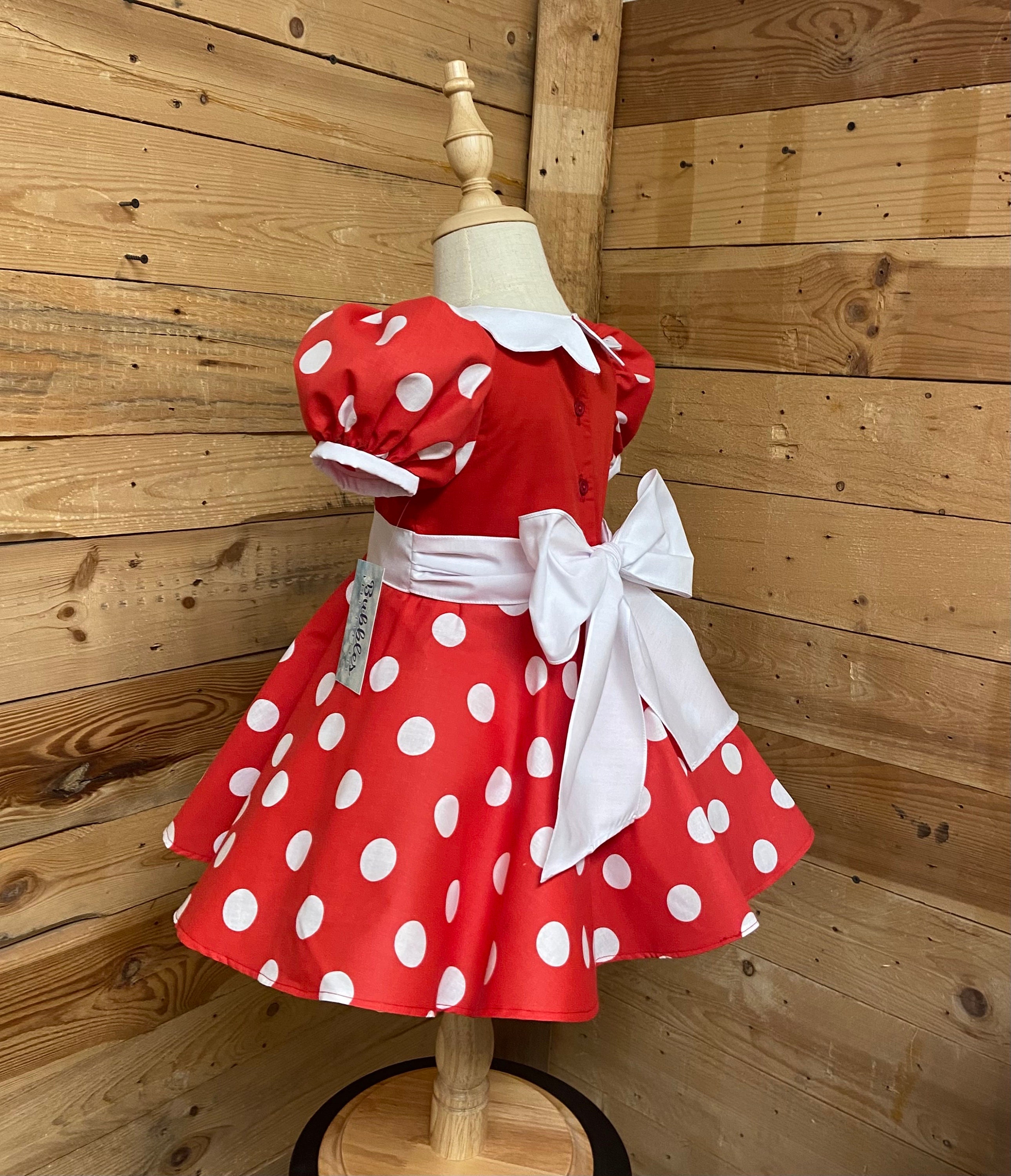 childrens red polka dot dress Kids Audrey Polka Dot Dress