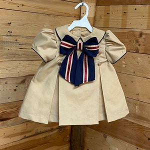 Halloween Baby Dress: Sailor Style Costume with Bow