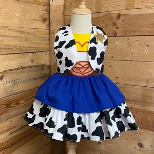 jessie baby dress, jessie baby costume, baby dress