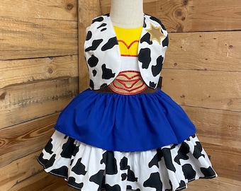 Vestido de disfraz de bebé inspirado en Jessie