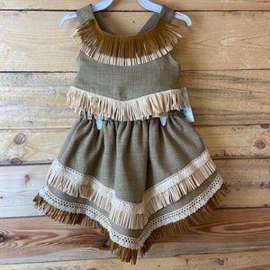 Adventure girls outfit, rustic birthday set.