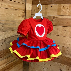 Baby Costume Inspired in Plim Plim Red Baby Dress Baby - Etsy