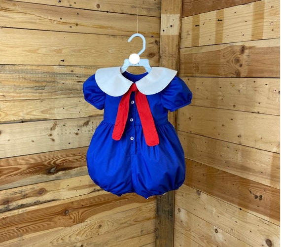 Madeline Costume Baby Romper