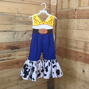 Jessie costume, jessie baby costume, Jessie baby jumpsuit ,jessie jumpsuit , new baby girl, jessie toy story themed gift.