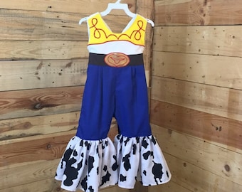 Jessie Baby Costume: jessie Inspired Jumpsuit