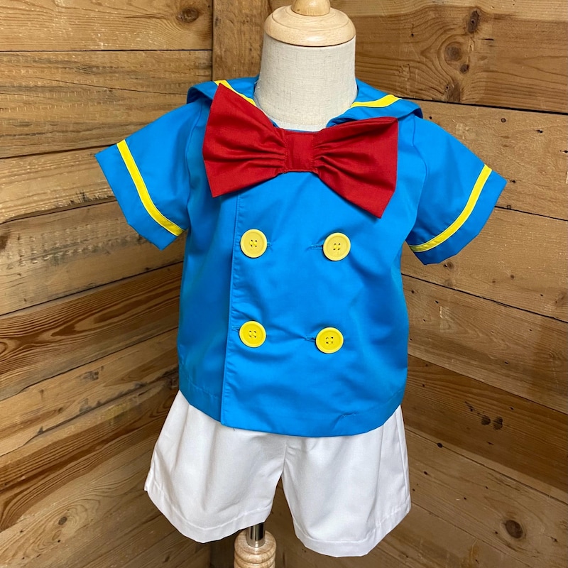 Donald Duck Design Fleece Stuff Winter Dress For New Born Baby Boy main image 0