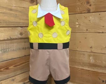 Déguisement barboteuse en éponge