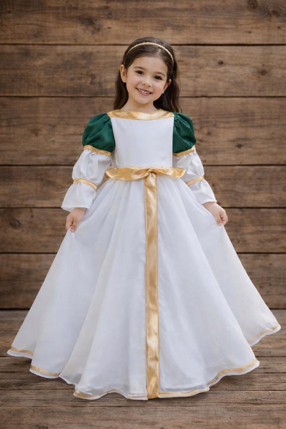 Odette Swan Princess Baby Dress: Christmas Angel Costume